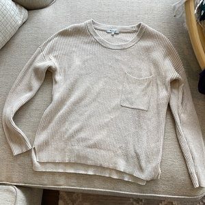 Madewell cream sweater XS